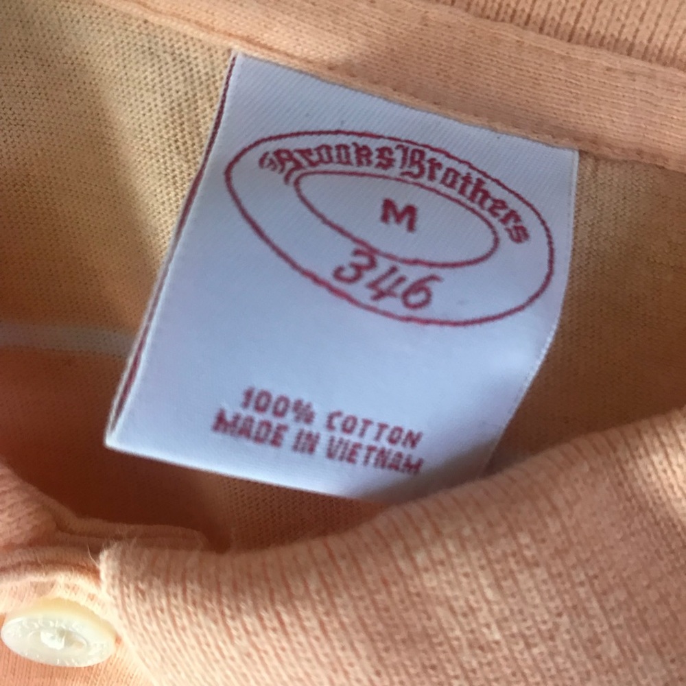 Brooks Brothers Polo Shirt Medium Short Sleeve - Picture 7 of 7